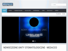 Tablet Screenshot of medacco.pl